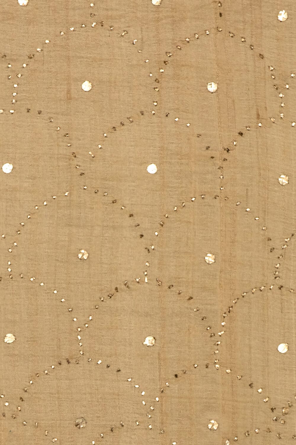 Tussar Silk Mukaish Fabric - Image 3