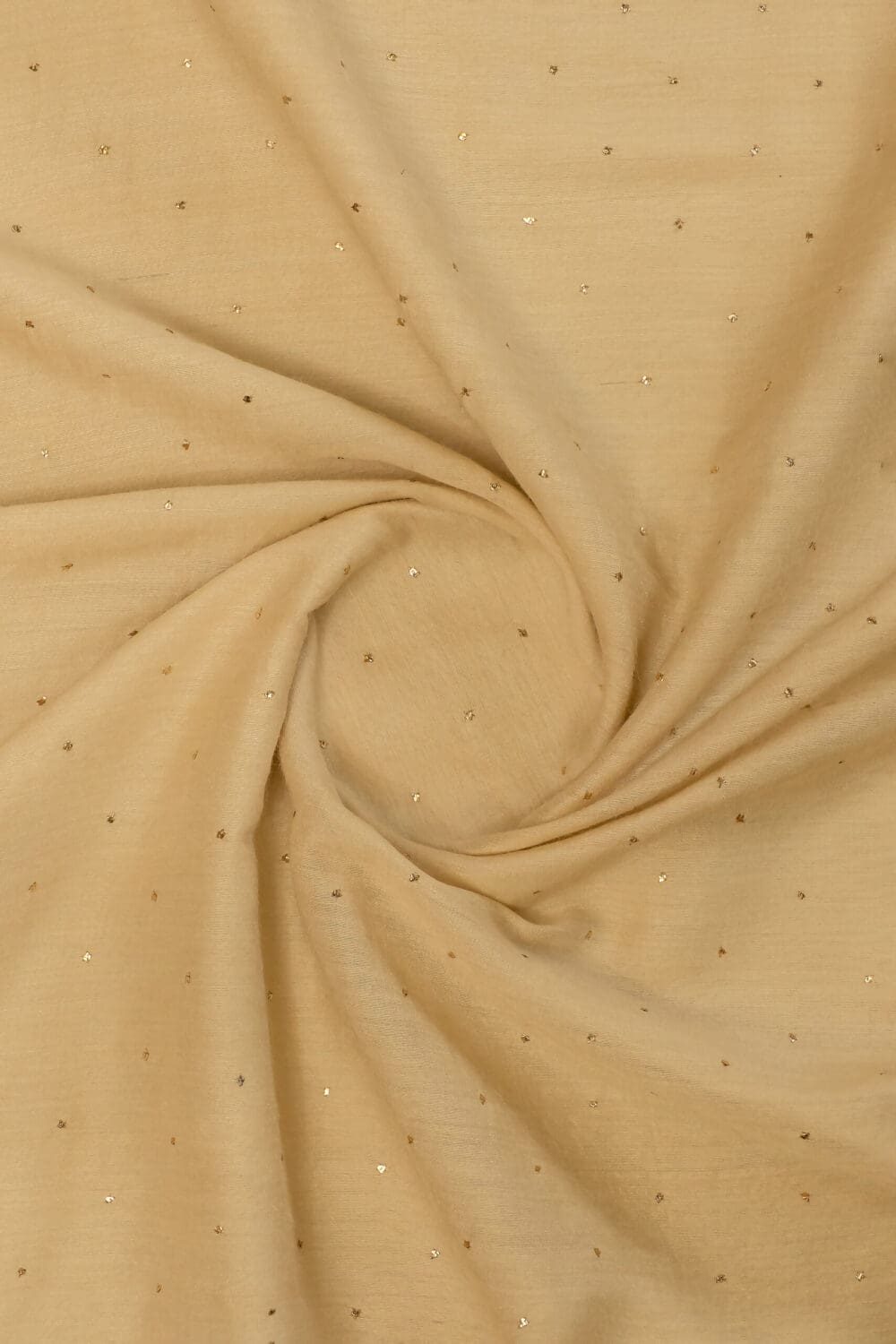 Tussar Silk Mukaish Fabric