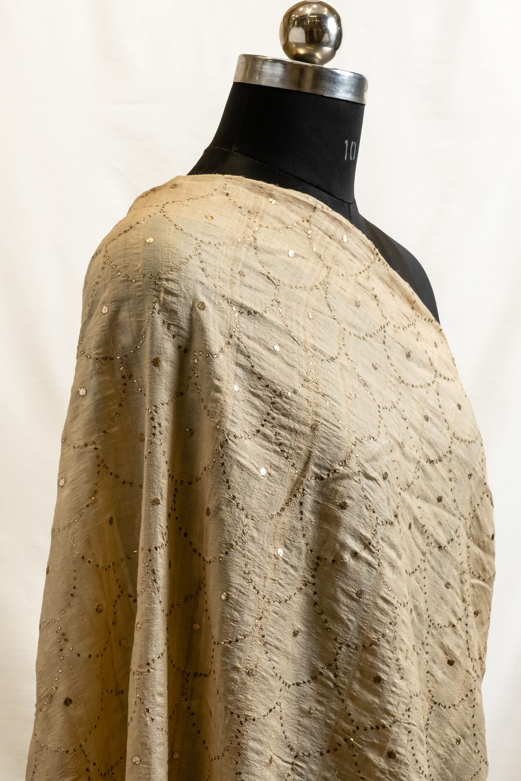 MM142226F Crushed Silk Tissue Dupatta