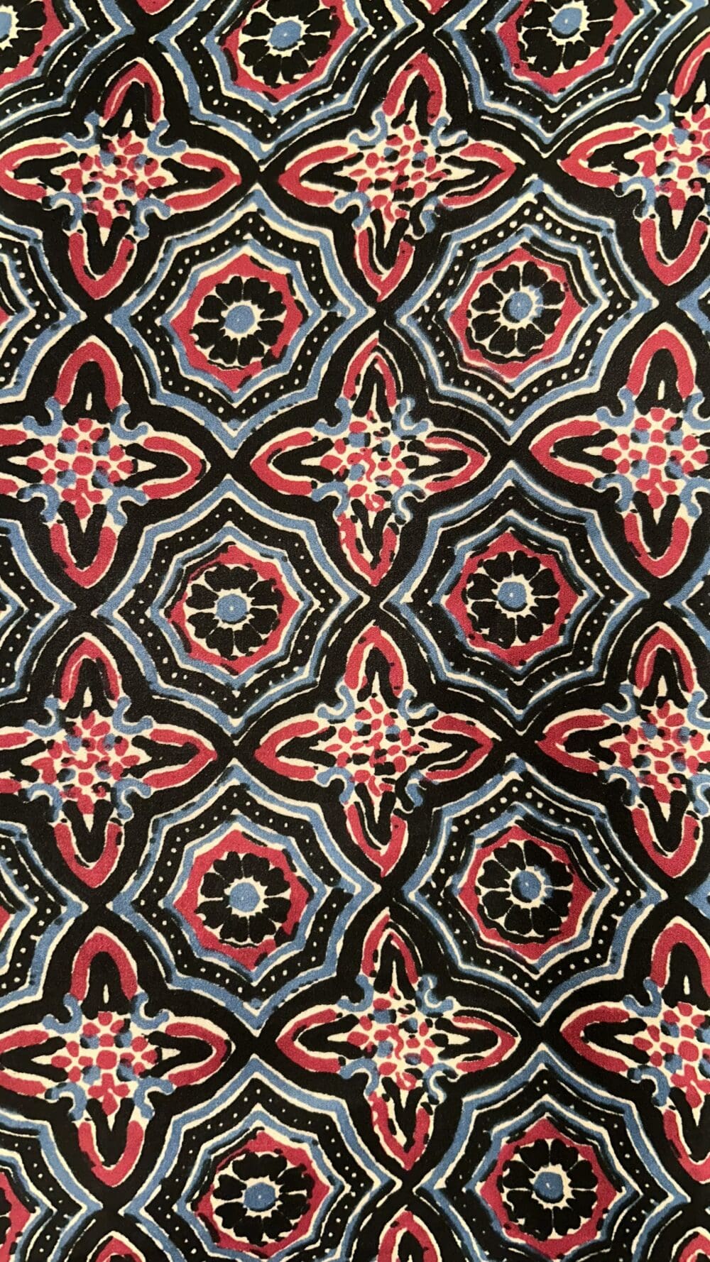 Modal Satin | Ajrakh Print - Image 3