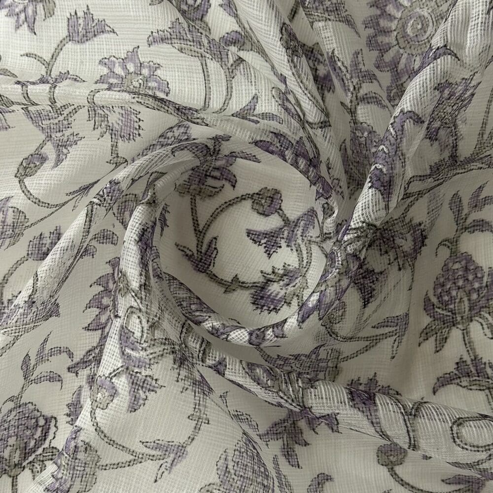 Silk Kota Doria Print