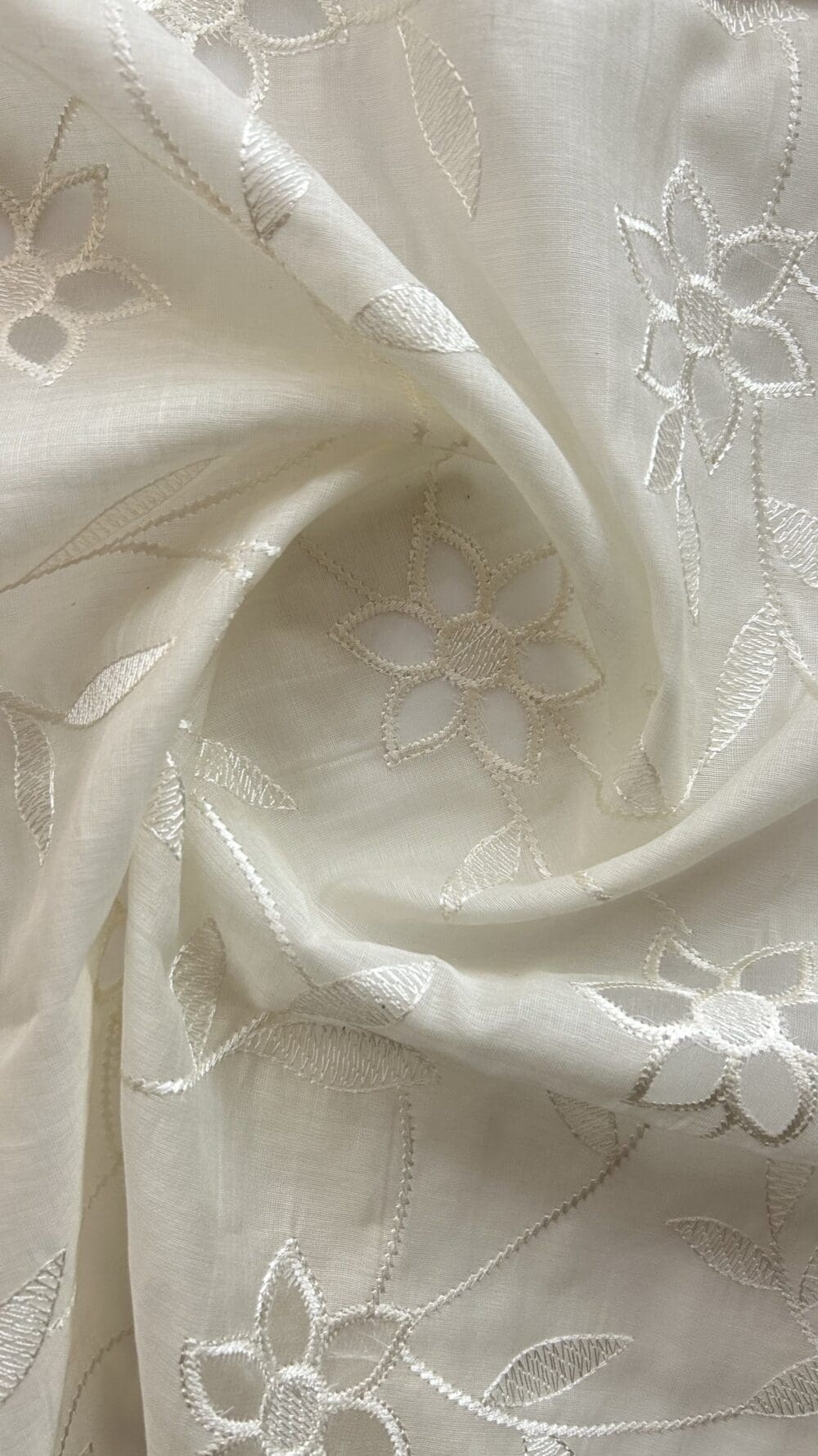 Silk Chanderi Embroidery