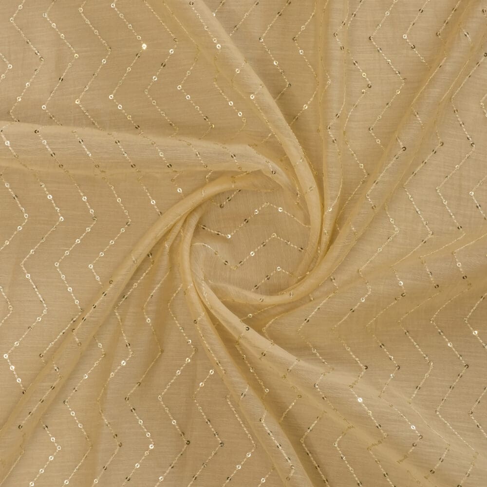 Silk Chanderi Embroidery