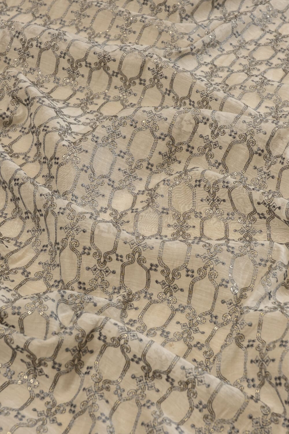 Silk Chanderi Embroidery - Image 4