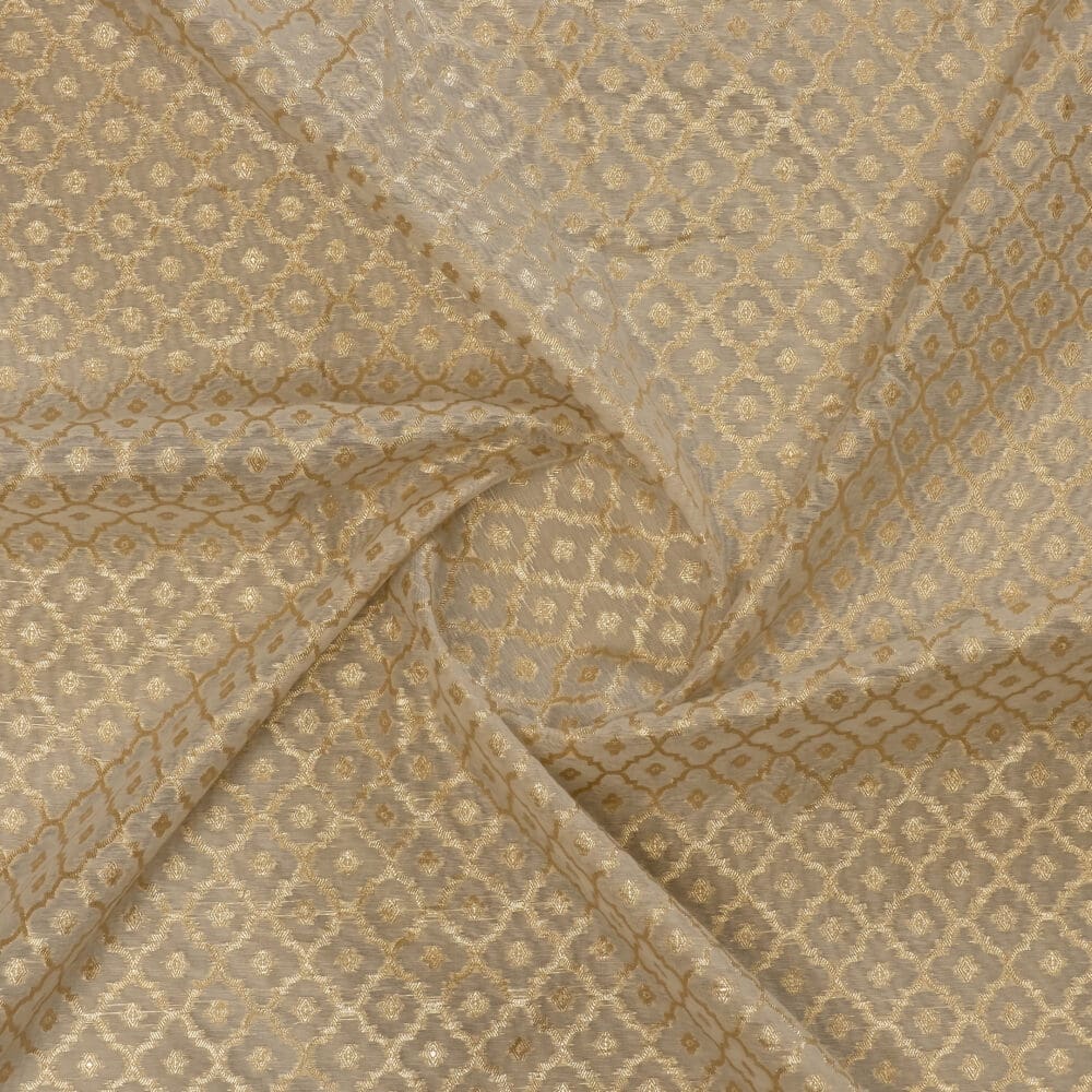 Chanderi Lurex Cutwork