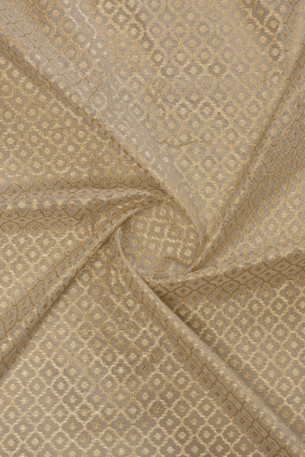 Chanderi Lurex Cutwork
