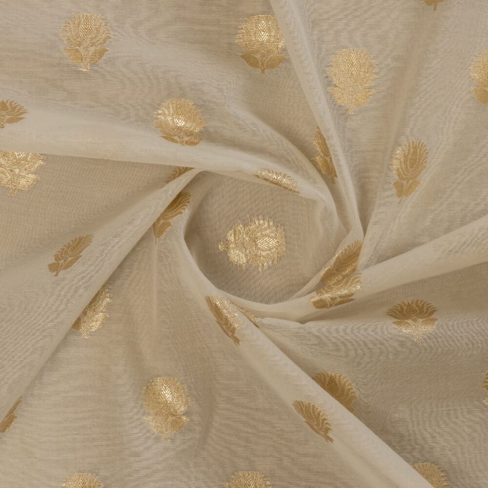 Chanderi Lurex Cutwork