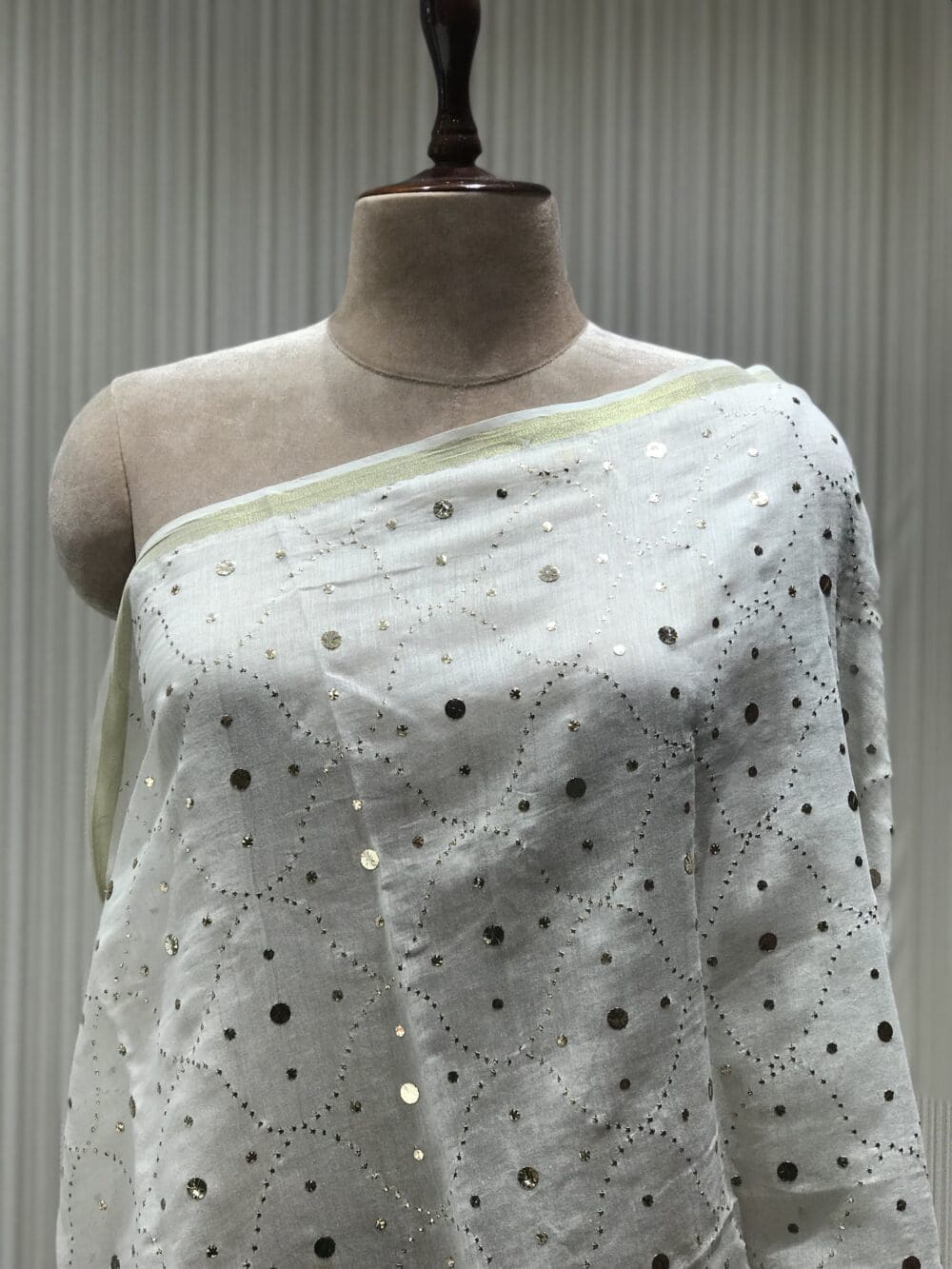 Mukaish Dupatta | Chanderi Silk