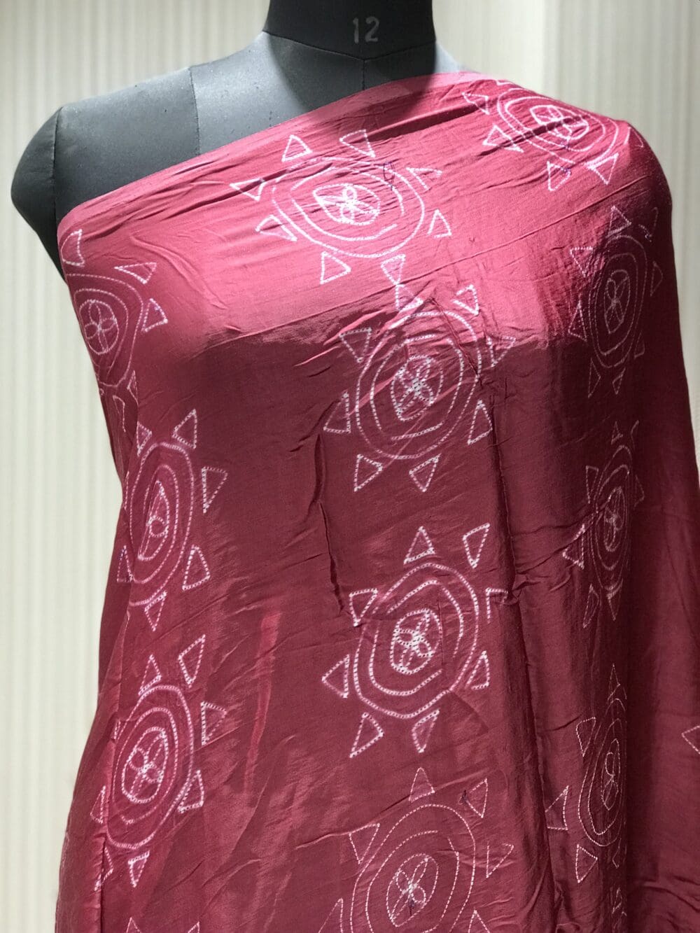 Shibori Dupatta | Modal Satin - Image 6
