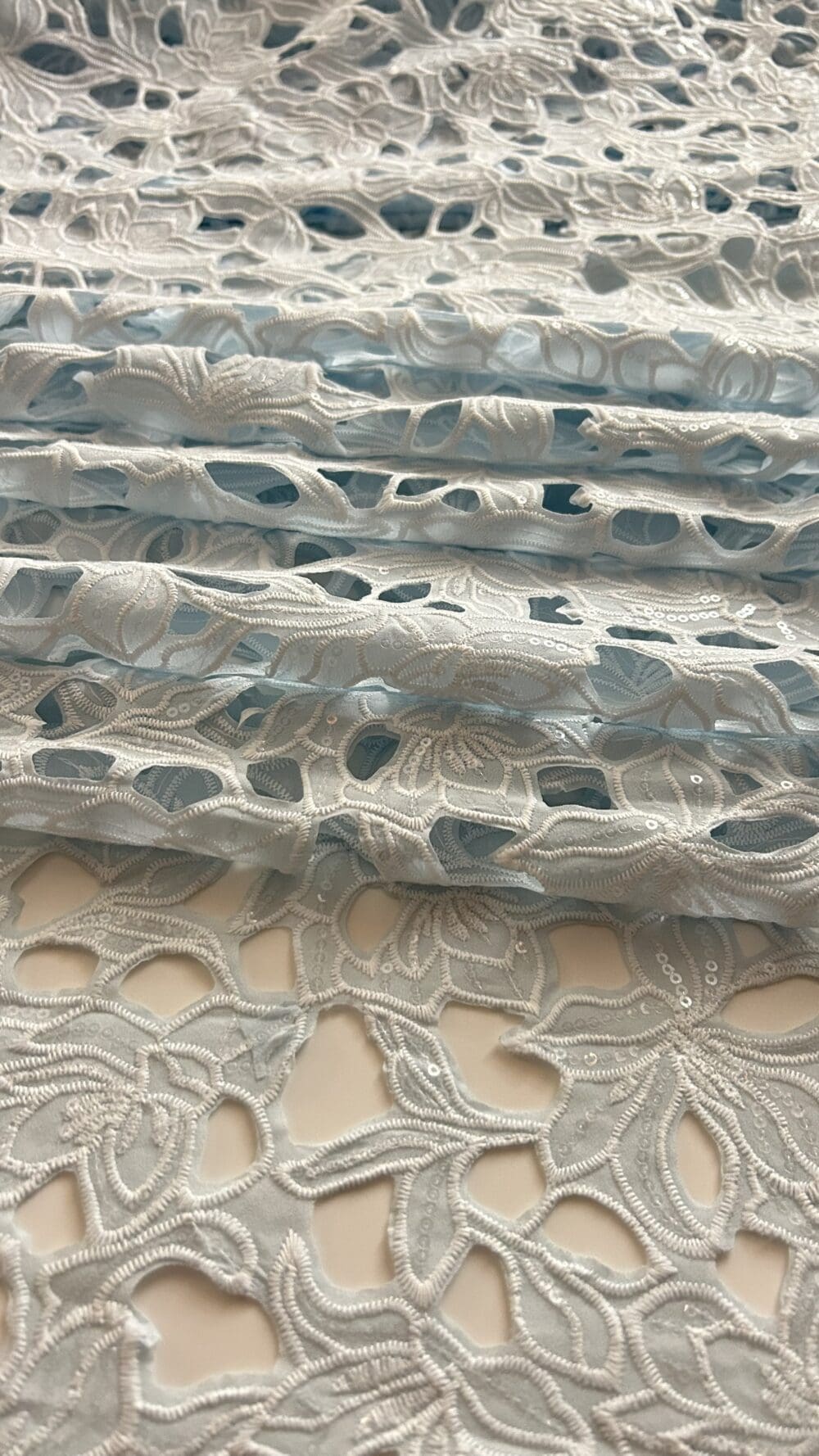Crepe Lasercut Fabric - Image 2