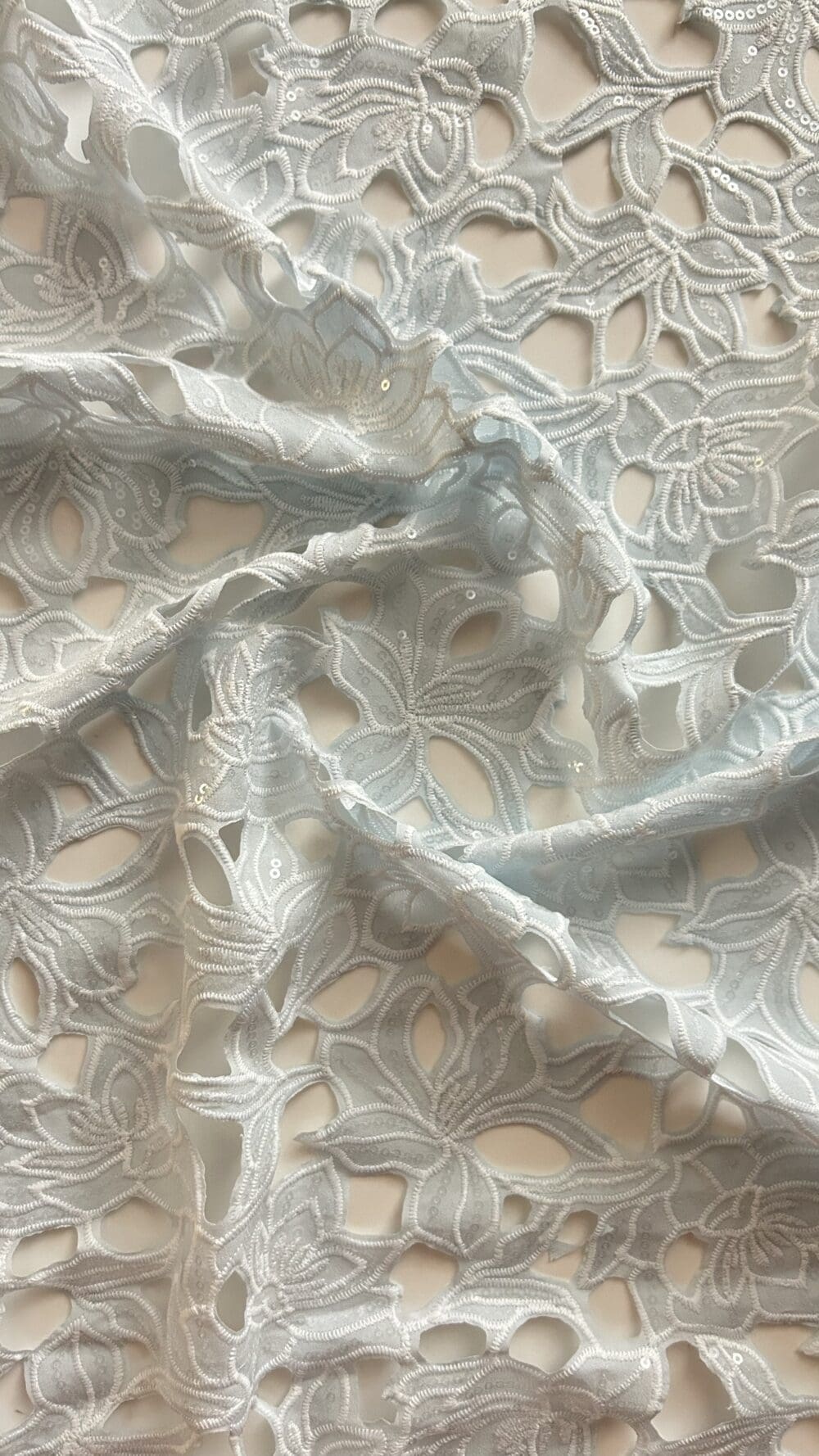 Crepe Lasercut Fabric
