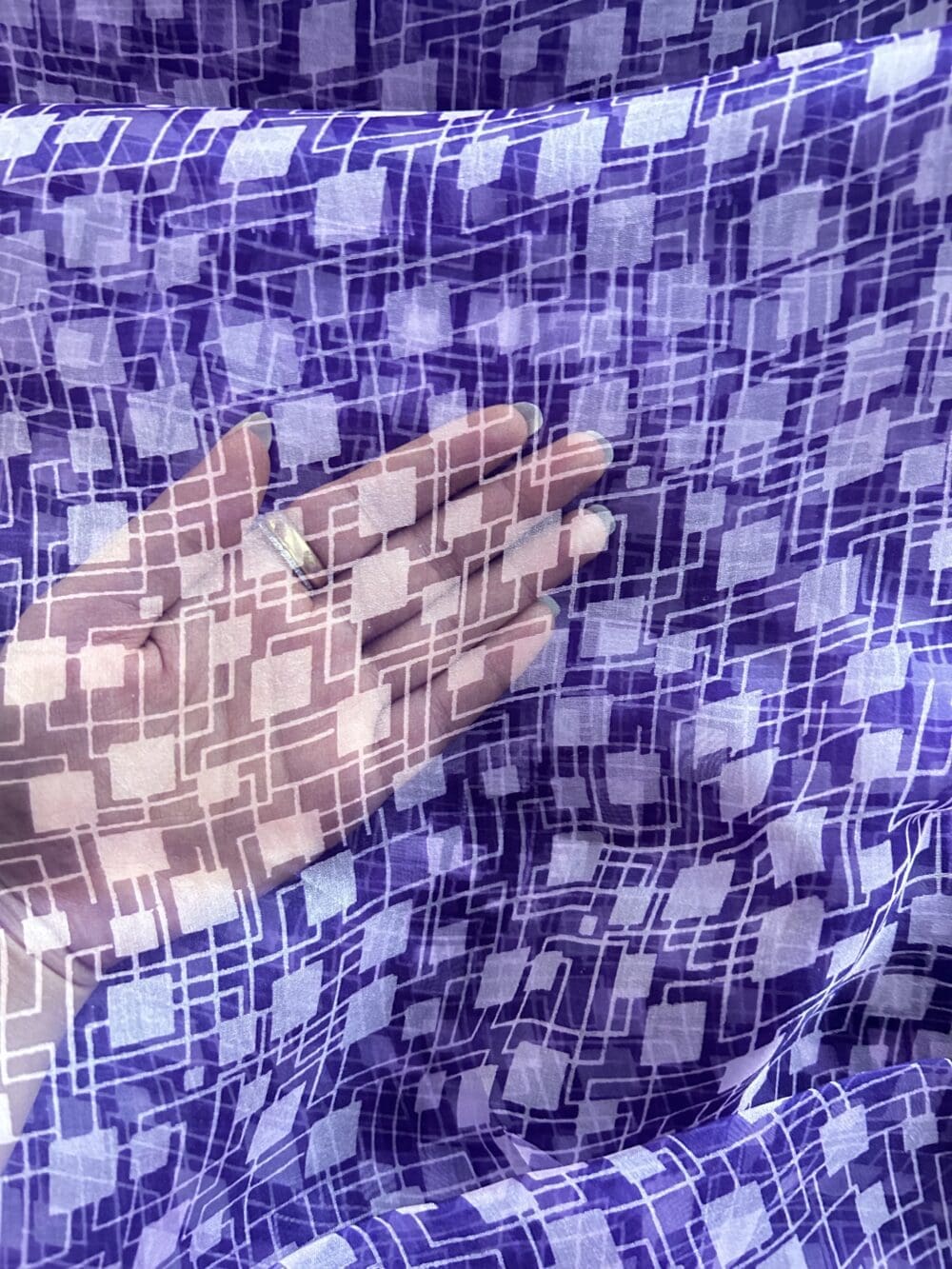 Silk Organza Print