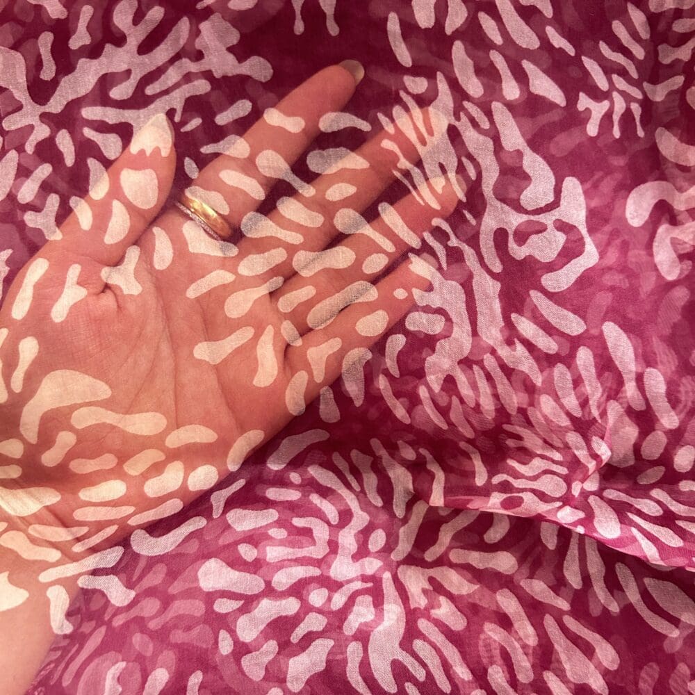 Silk Organza Print