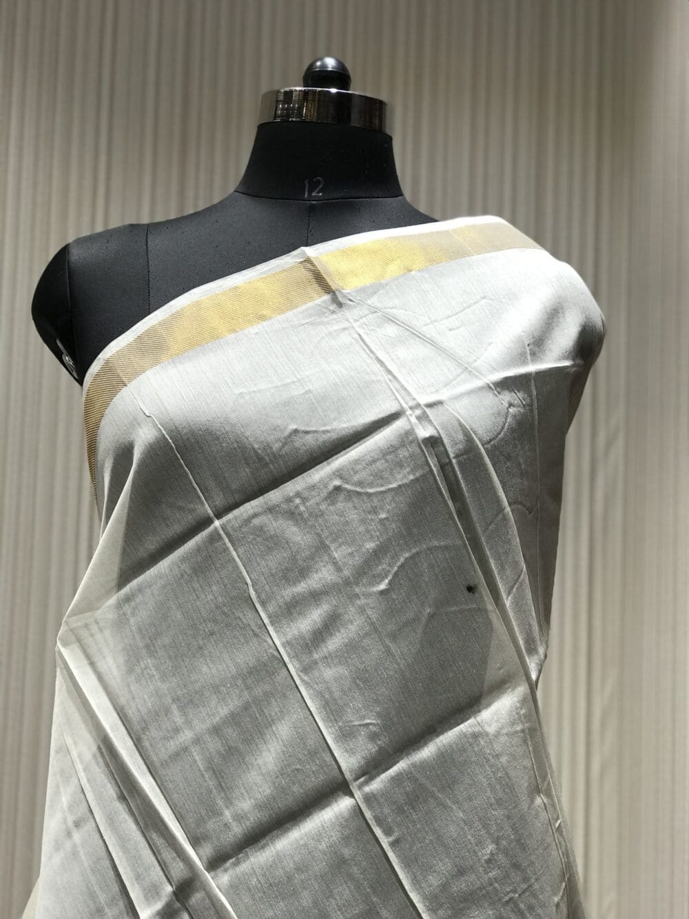 Chanderi Silk with Zari Border Dyeable Dupatta