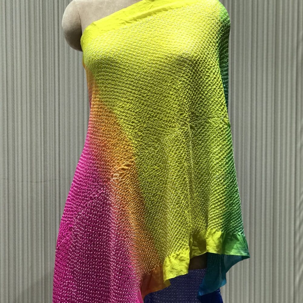 SILK HEAVY BANDHEJ MULTI COLOR DUPATTA