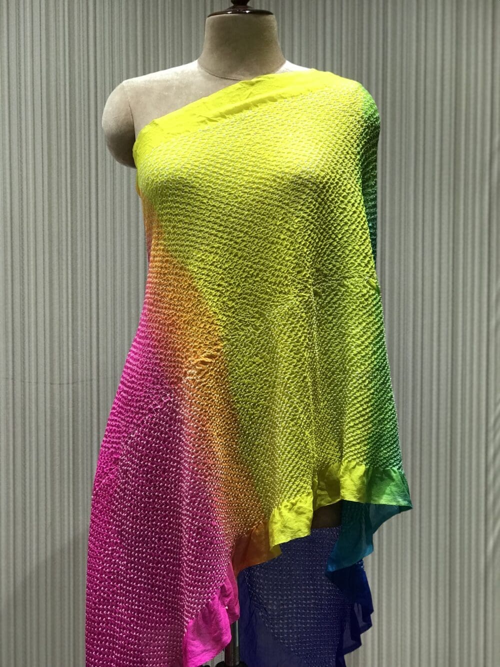 SILK HEAVY BANDHEJ MULTI COLOR DUPATTA