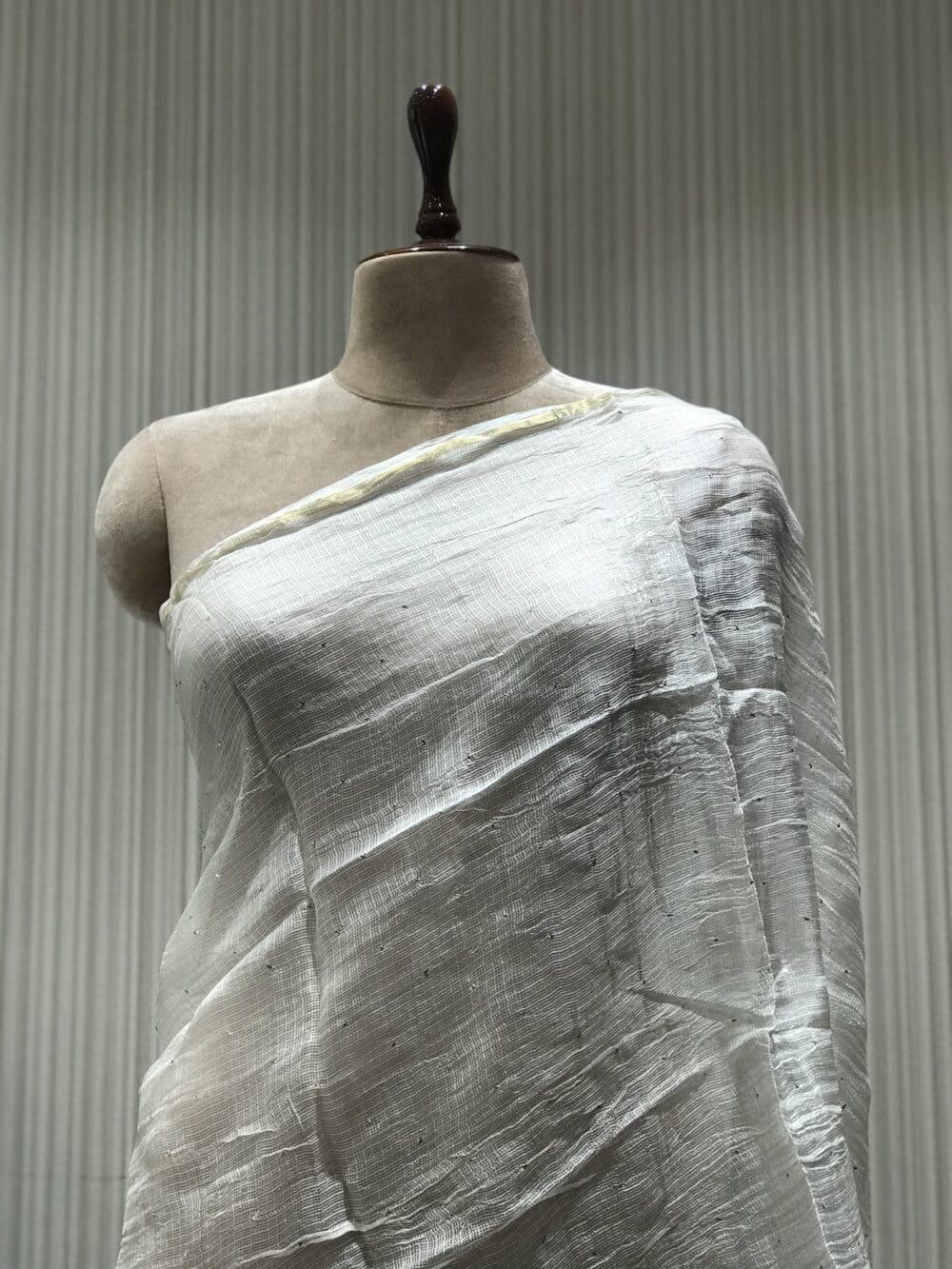 Kota Silk Mukaish Dyeable Dupatta