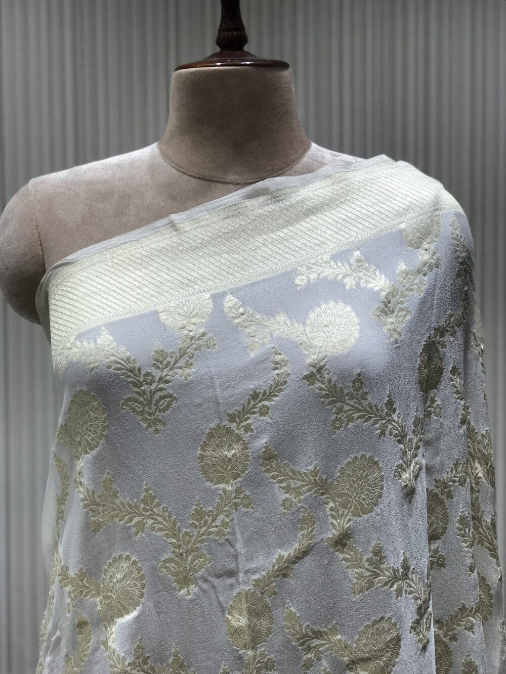 Georgette Silk Khaddi Dyeable Dupatta