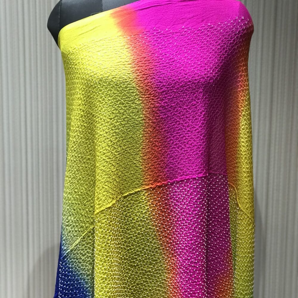 SILK HEAVY BANDHEJ MULTI COLOR DUPATTA