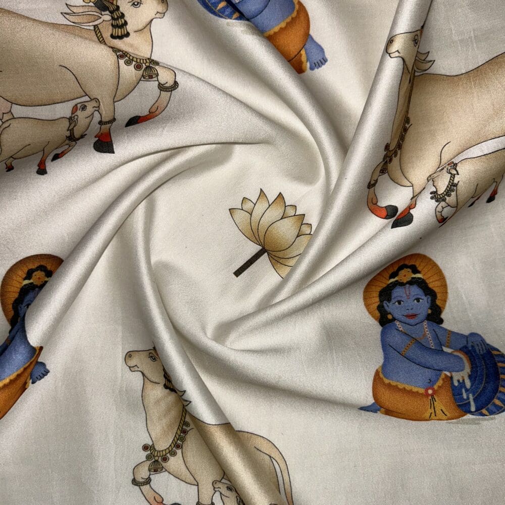 Silk Handloom Chanderi Print