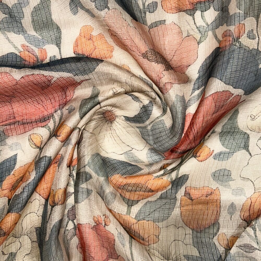 Silk Kota Doria Print