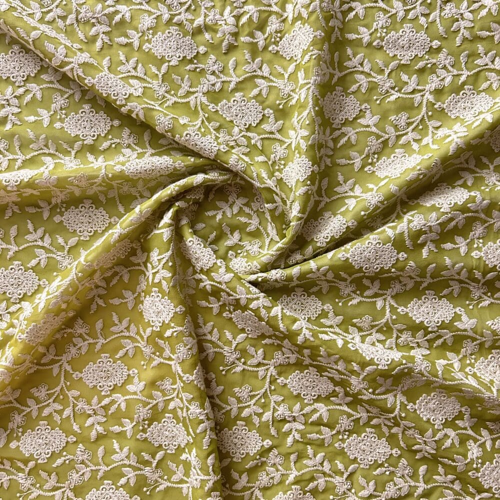 Viscose Georgette Embroidery