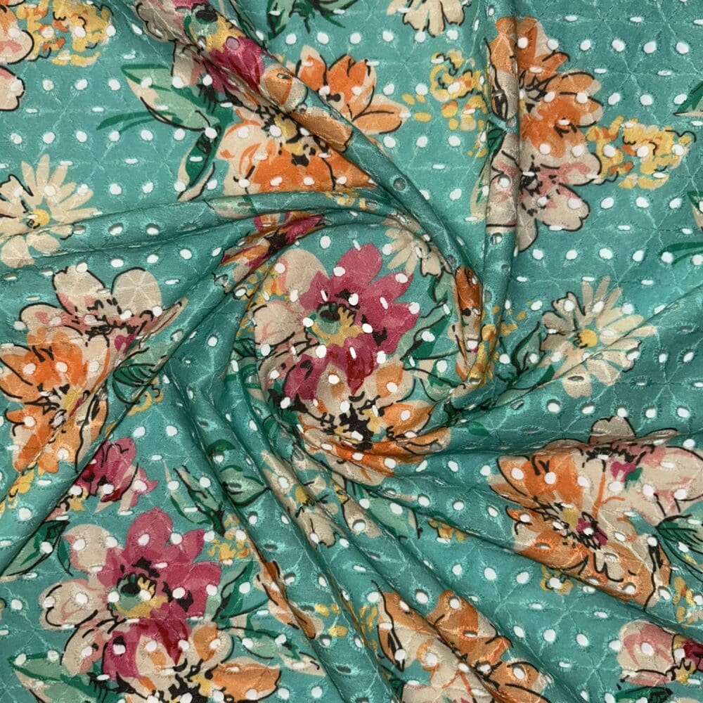 Printed Cotton Schiffli