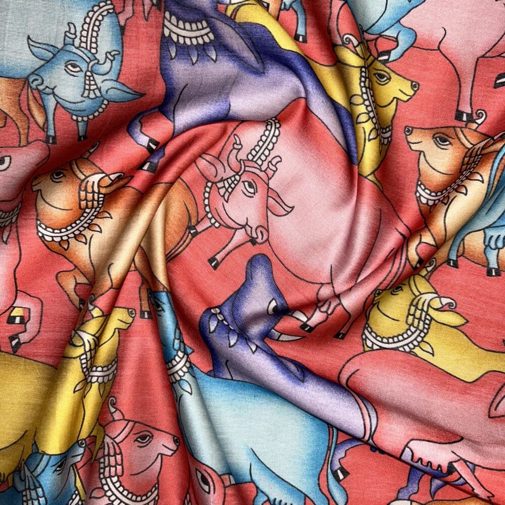 Silk Chanderi Print