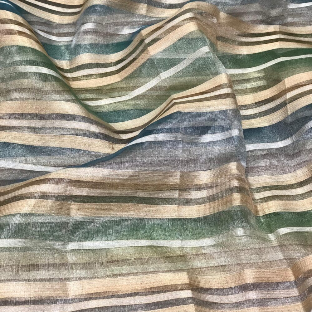 Pure Multicolour Silk Organza Tissue