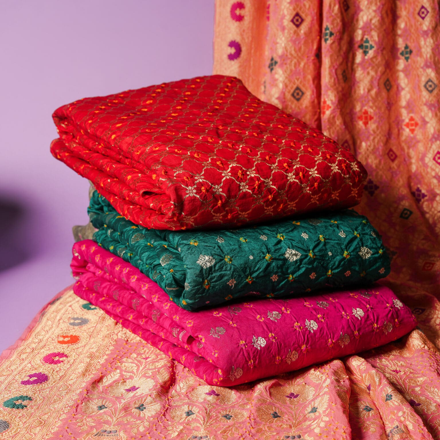 Bandhani Silk