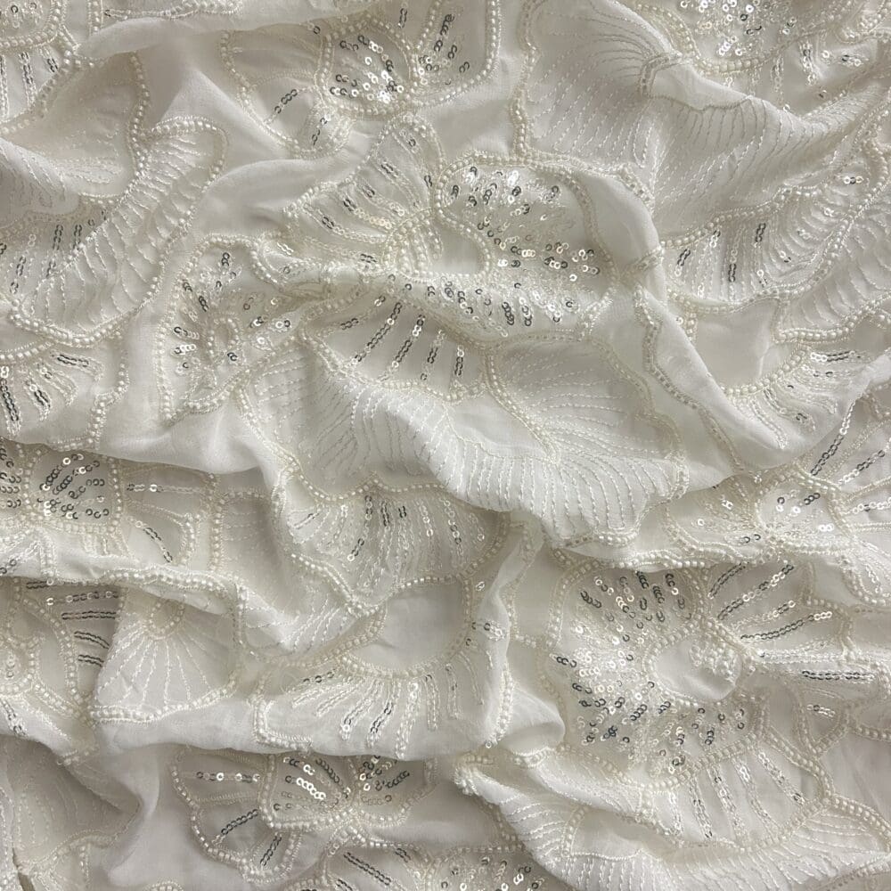 Viscose Georgette embroidery