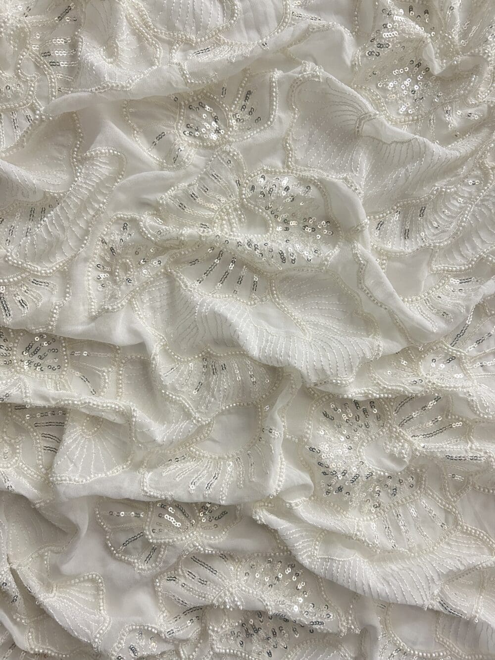 Viscose Georgette embroidery