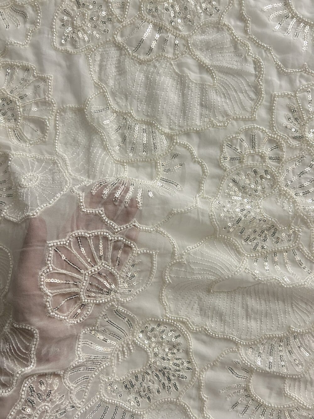 Viscose Georgette embroidery