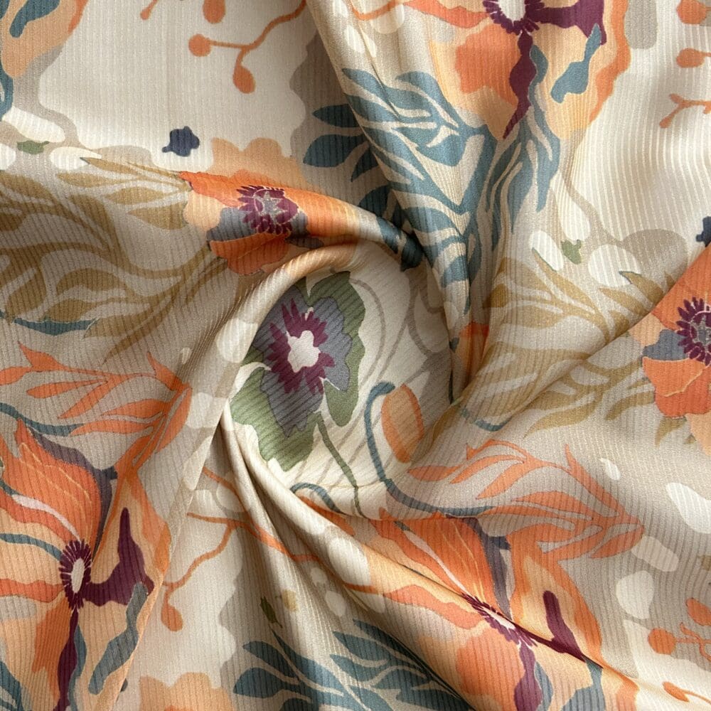 Flat Chiffon Lining Print
