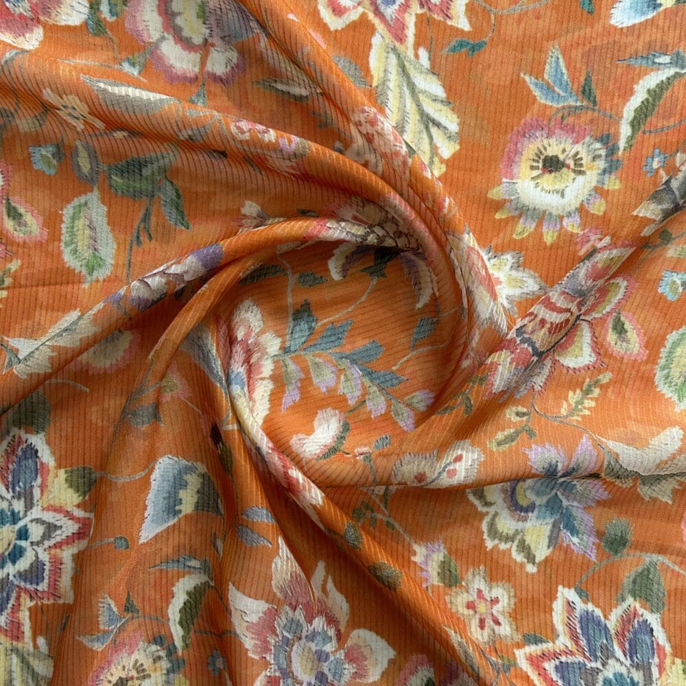 Flat Chiffon Lining Print
