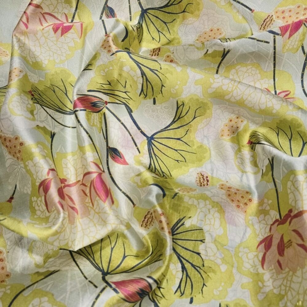 Italian Raw Silk Print