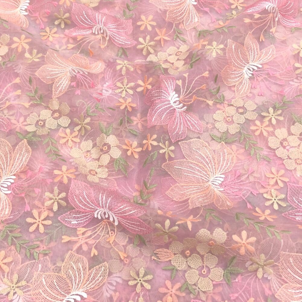Silk Organza Embroidery