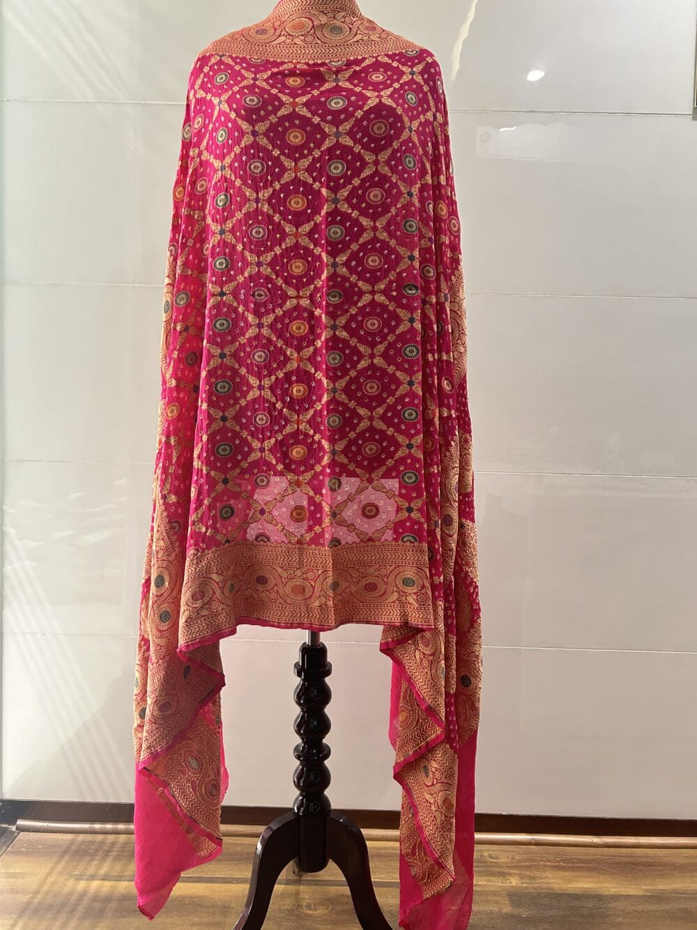 Silk Neemzari Meenakari Dupatta