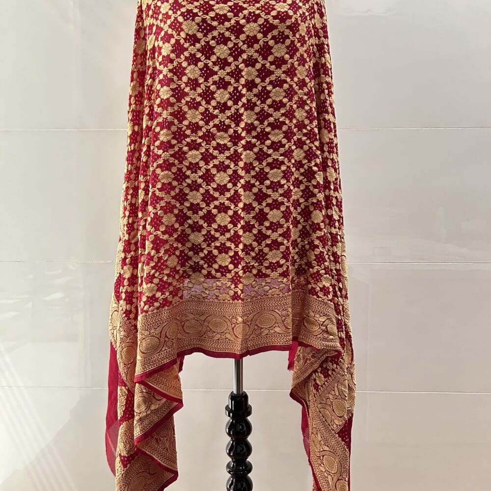 IMG_2598 Neemzari Pure Bandhej Dupatta