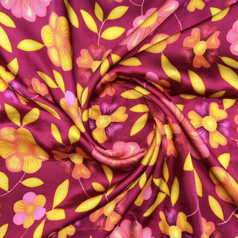 Modal Satin Print