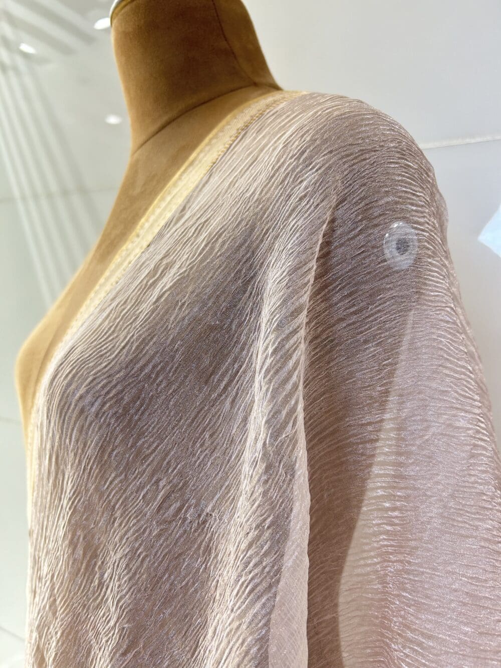 Crushed Silk Tissue Dupatta - Image 2