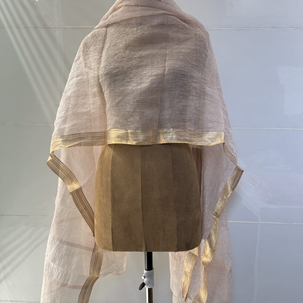 IMG_2924 Crushed Silk Tissue Dupatta