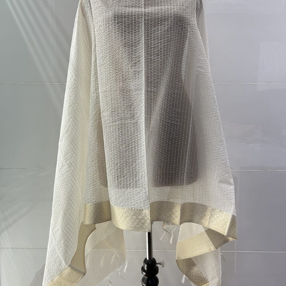 IMG_2945 Embroidered Chanderi Silk Dupatta