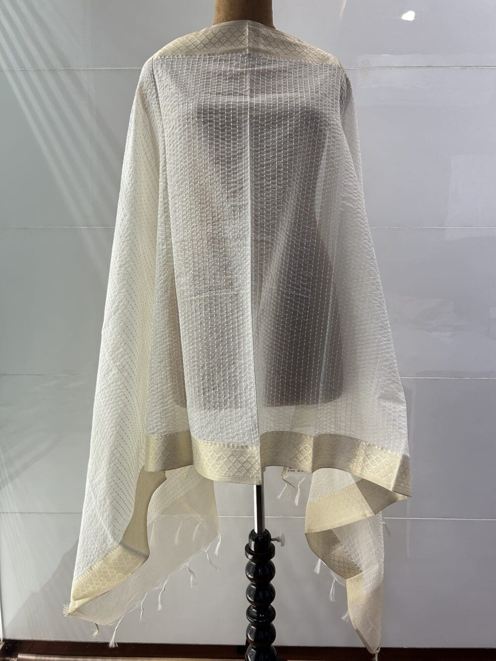 Embroidered Chanderi Silk Dupatta