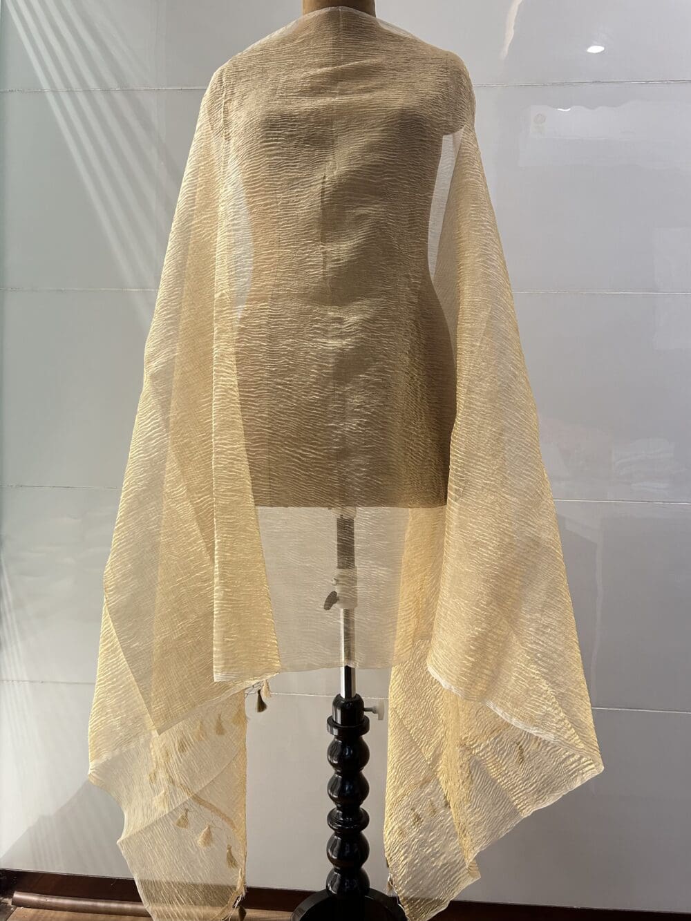 Crushed Silk Tissue Dupatta