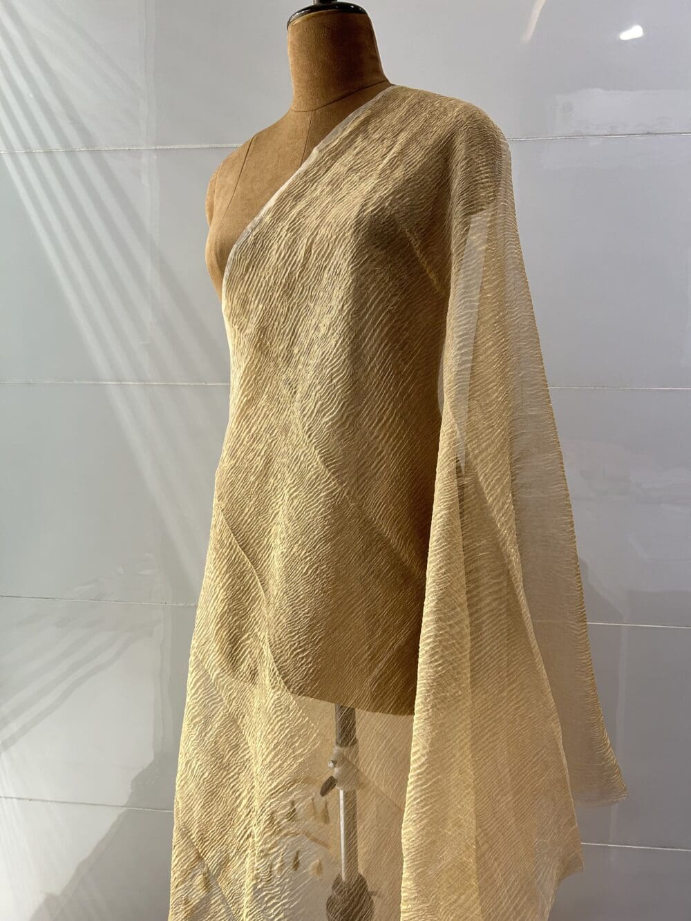 Crushed Silk Tissue Dupatta - Image 4