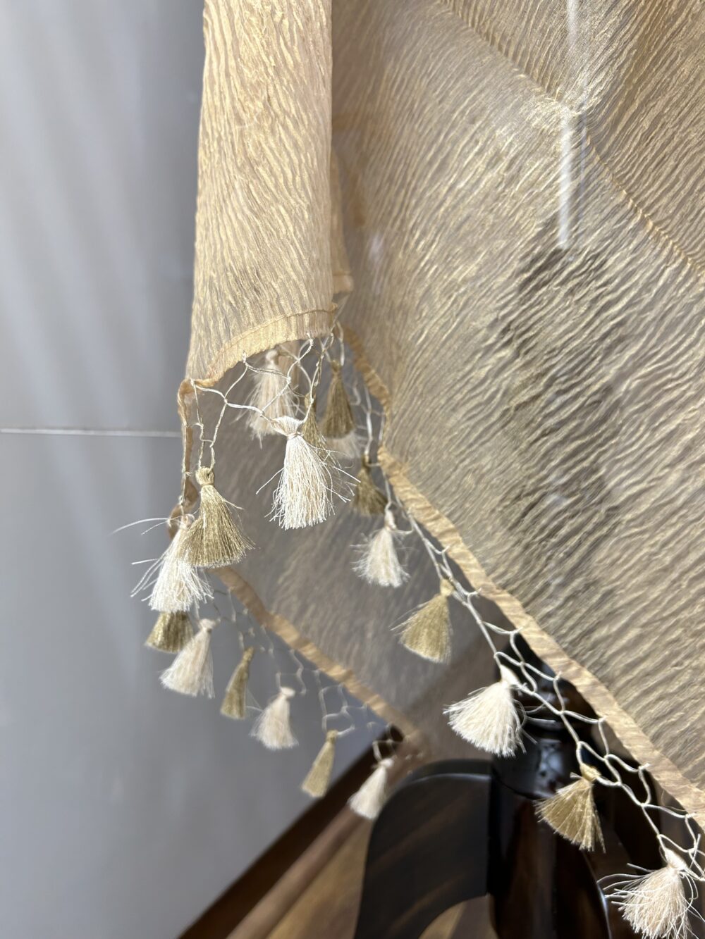 Crushed Silk Tissue Dupatta - Image 3