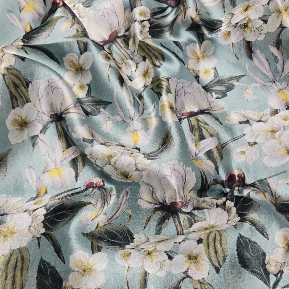 Italian Raw Silk Print