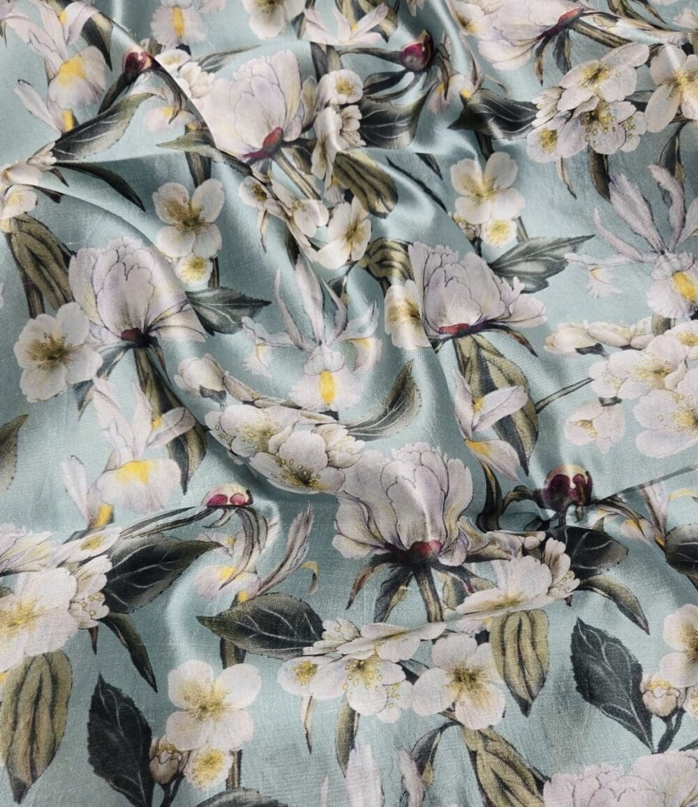 Italian Raw Silk Print