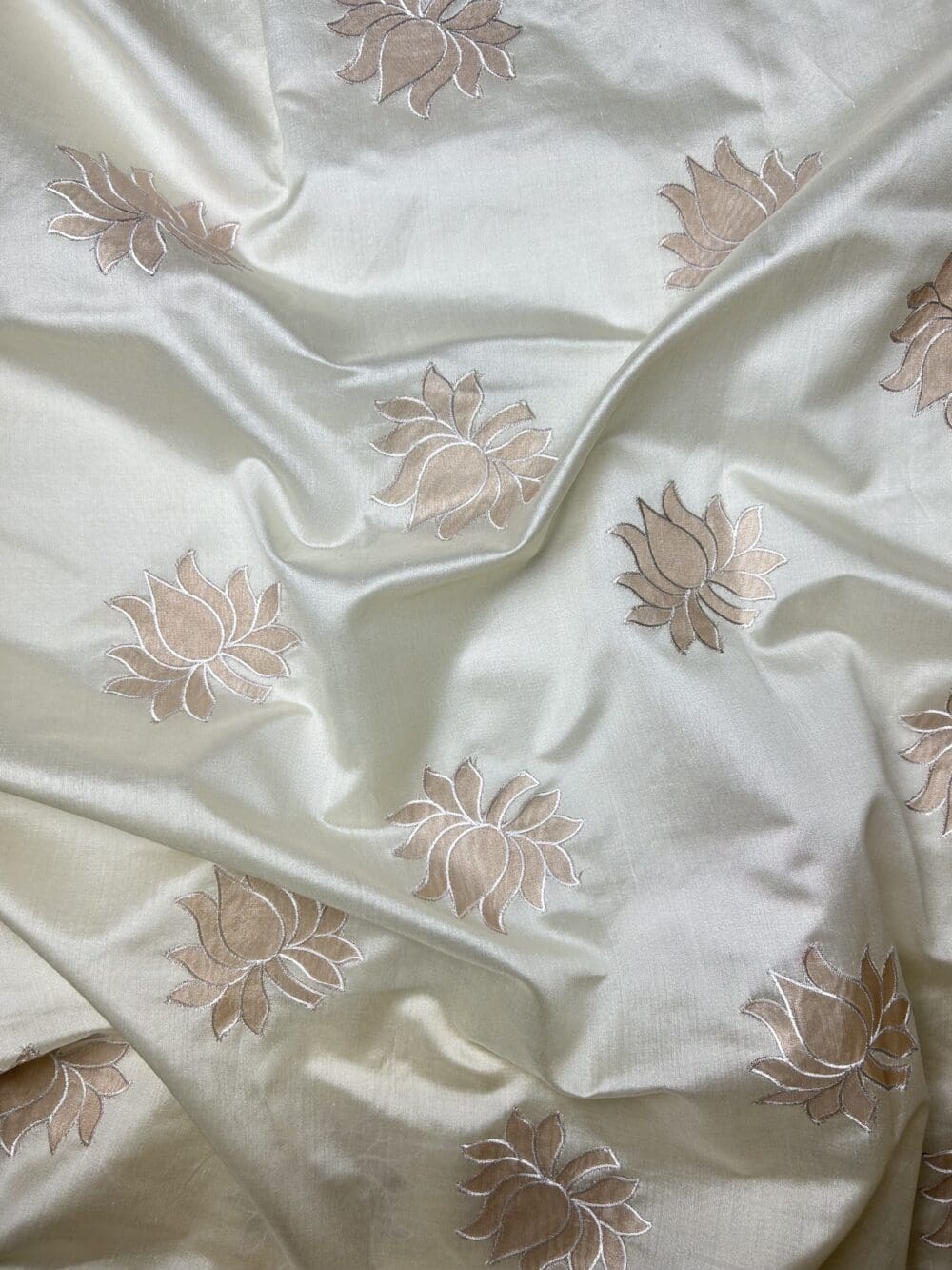 Spun Chanderi Tissue Cutwork - Image 3